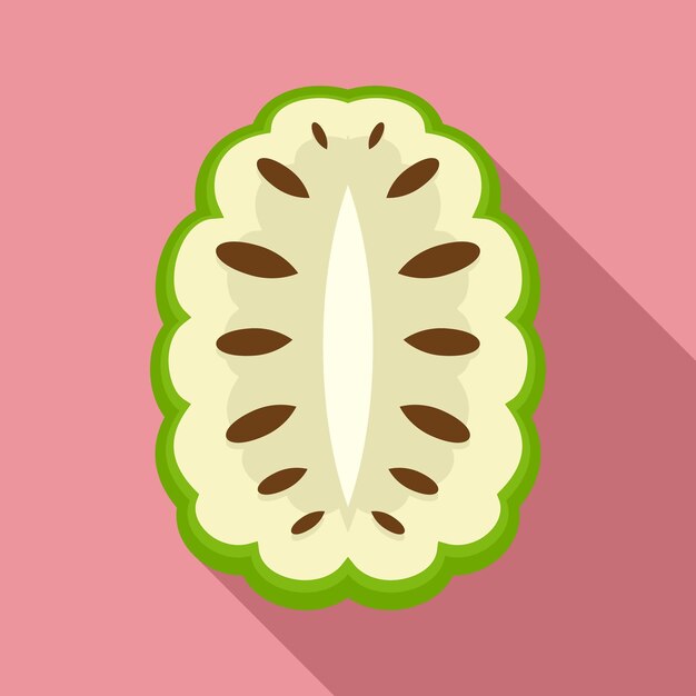 Vector annona icon flat illustration of annona vector icon for web design