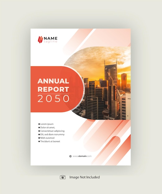 Annual Business Report Flyer Cover Design