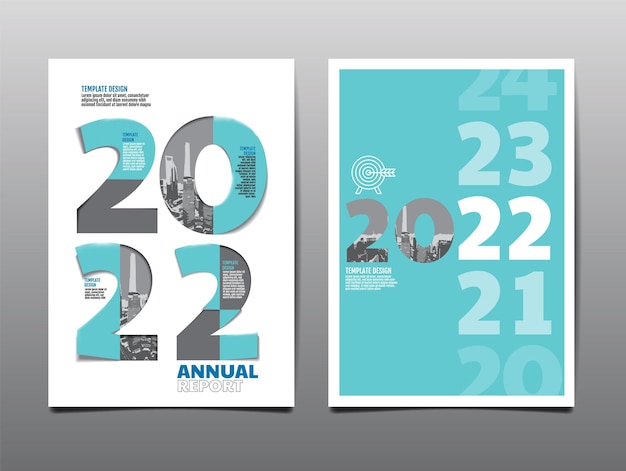 Annual report 2022, future, business, template layout design, cover book.