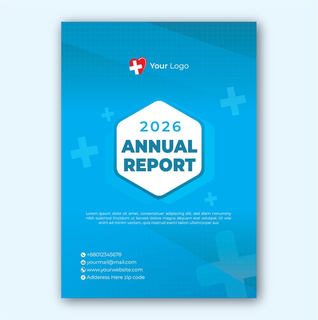 Annual Report 2026 Medical Healthcare Brochure