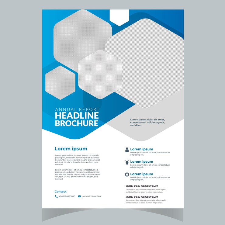 Vector annual report brochure flyer design template vector leaflet presentation book cover layout in a4