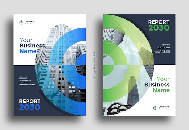 Annual report brochure flyer design template vector leaflet presentation book cover templates