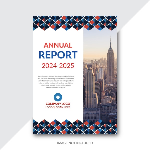 Annual report business brochure flyer editable design