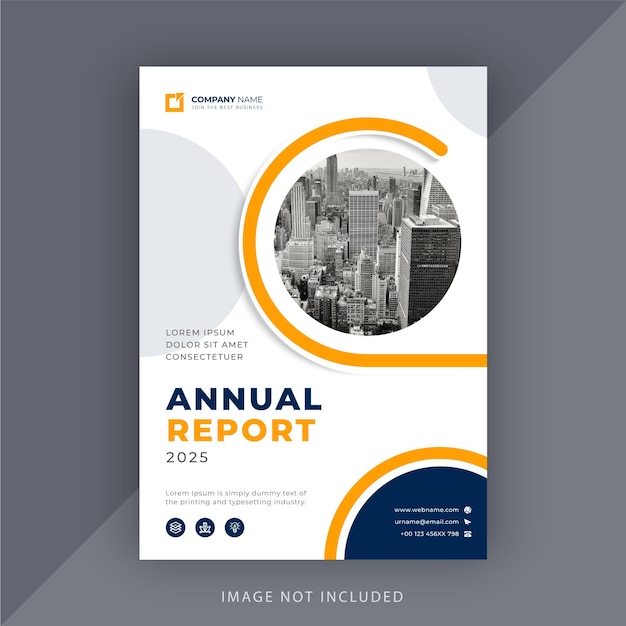 annual report business brochure template