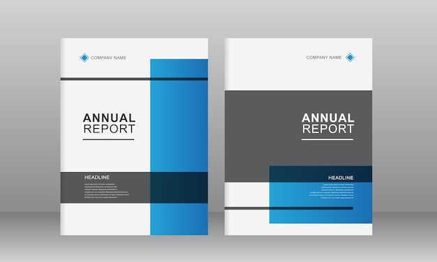 Annual report corporate business template brochure design