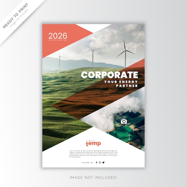 Relazione annuale corporate, design creativo