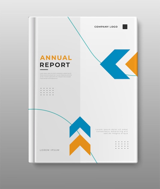 Annual report cover book  design