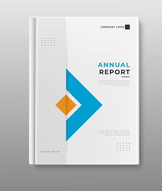 Annual report cover book  design