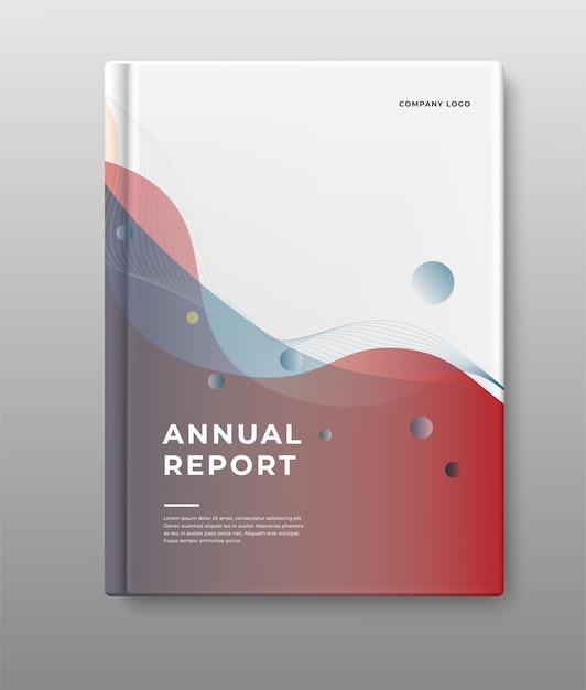 Raccolta del design della copertina della relazione annuale