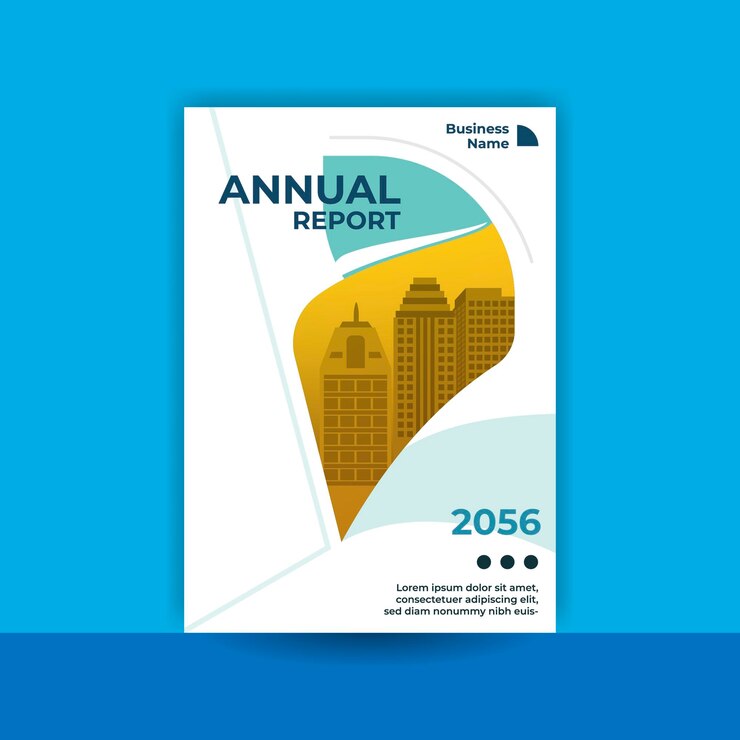 वेक्टर annual report cover design finance report cover flyer brochure business cover cover design
