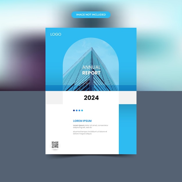 Annual report cover design template