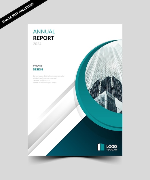 Annual report cover template design