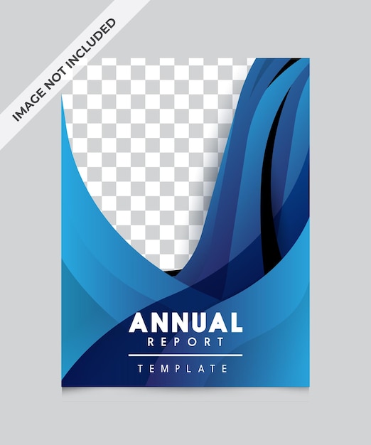 Annual report design template design