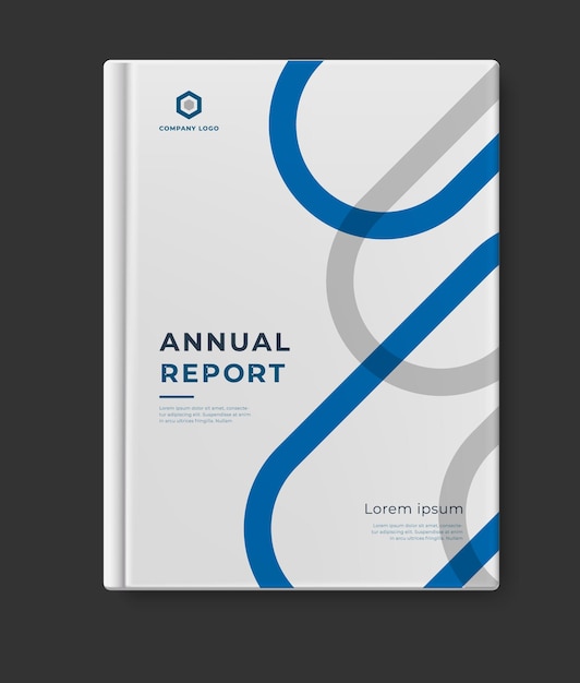 annual report template cover design