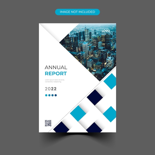 Vector annual report template