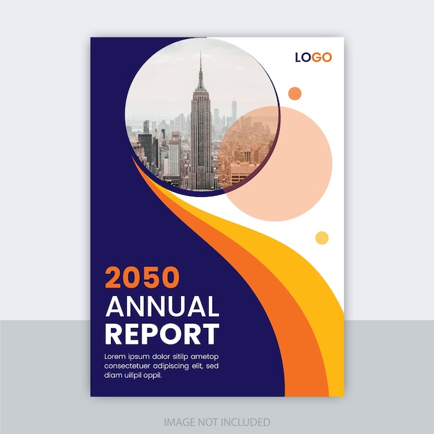 Vector annual report template