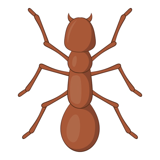 Ant icon Cartoon illustration of ant vector icon for web