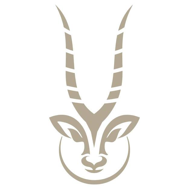 Вектор Антилопа логотип векторные иллюстрации дизайн иконки логотипа шаблон