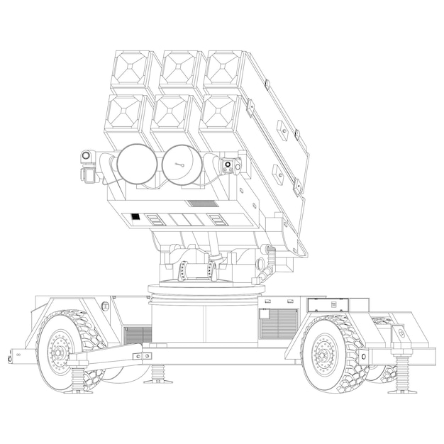 ベクトル 対空防衛システム アスパイド カラーリングブック スカイガード nasams mim104 パトリオットベクター