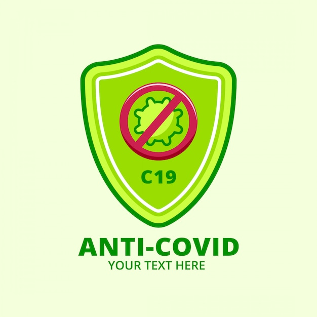 Vector anti virus badge-logo