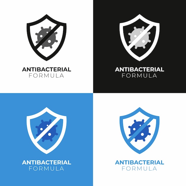 Antibacterial logo concept