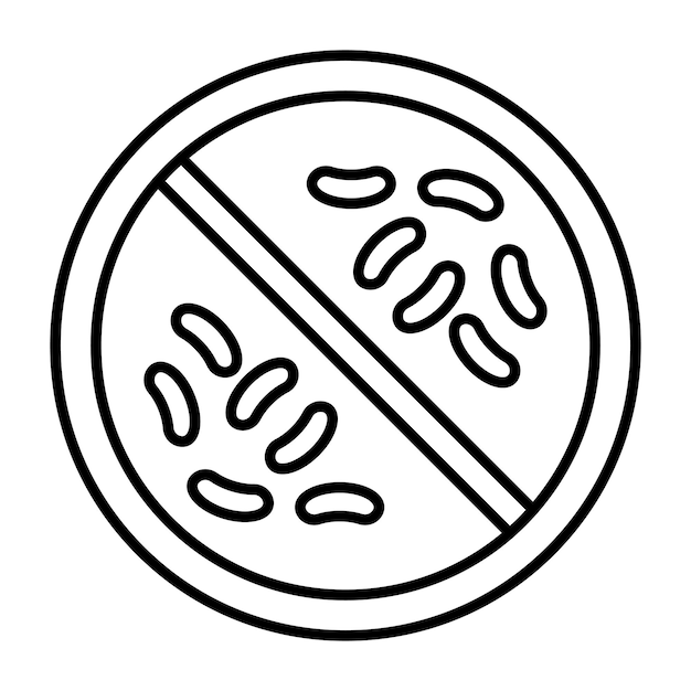 Vector antibacterial vector illustration style