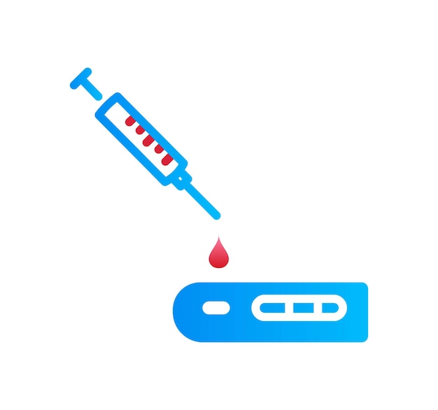 Antibodies syringe colorful icon