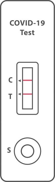 Vector antigen detection kit (atk) with positive