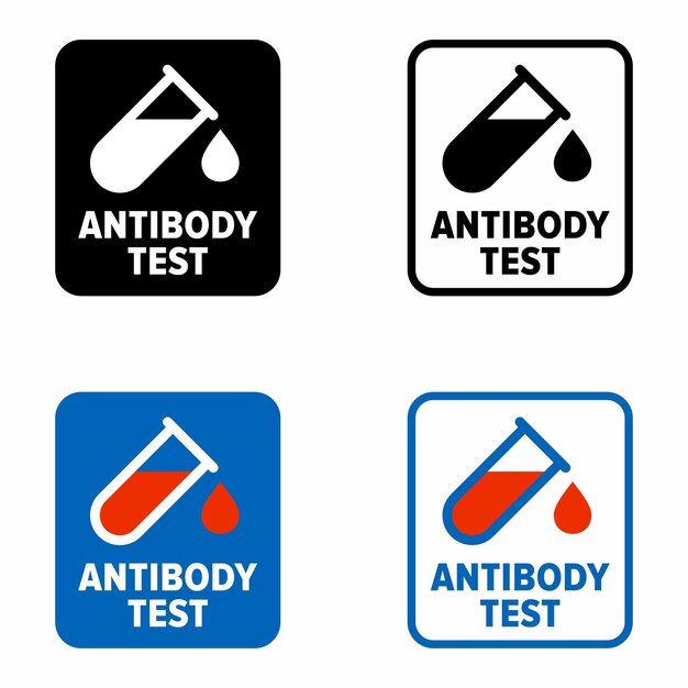 Antilichaamtest immuunstatus en informatiebord voor bepaling van infectieziekten