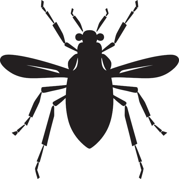 Vector antique black aphid logo a beacon of vector art excellence graceful simplicity black aphid vector