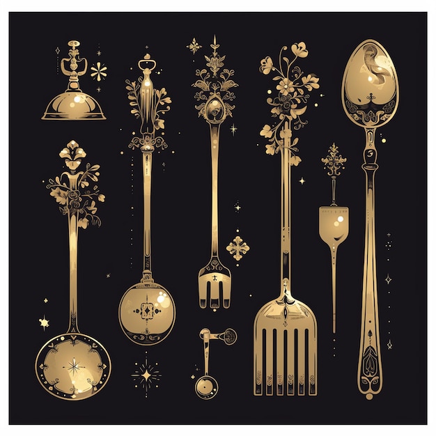 Antique Brassware Shines with Etched Details