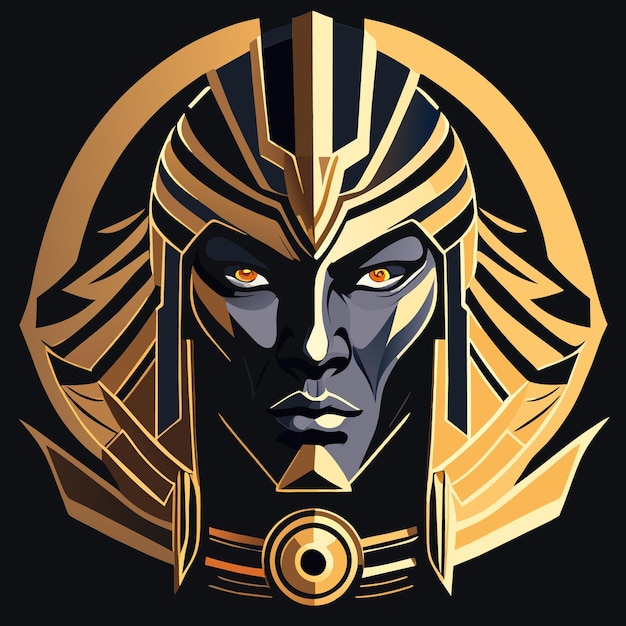 Vector antique egyptian digital icons