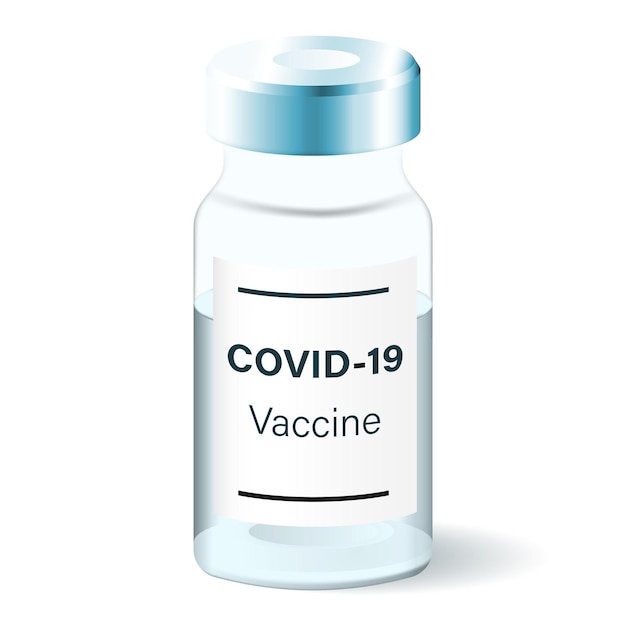 Vettore vaccinazione antivirale covid-19 vaccinazione contro la covid o il coronavirus