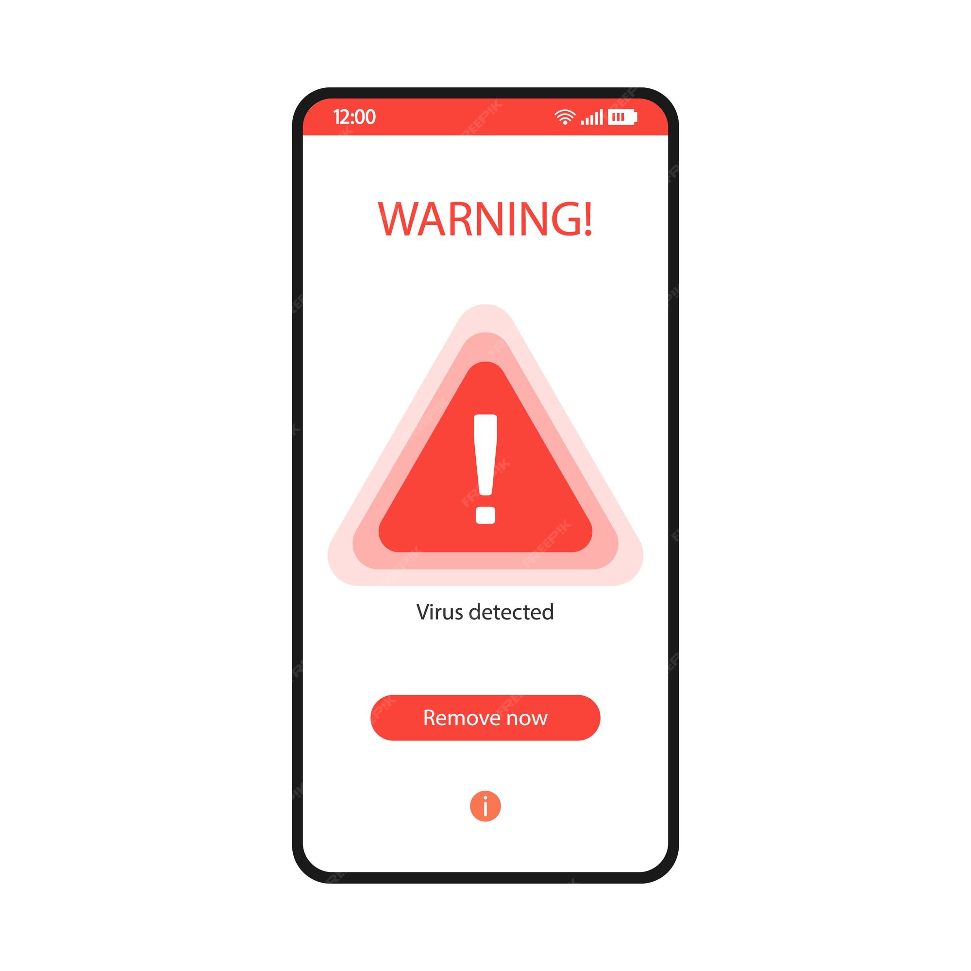 Premium Vector Antivirus App Smartphone Interface Vector Template Premium Vector Antivirus App Smartphone Interface Vector Template