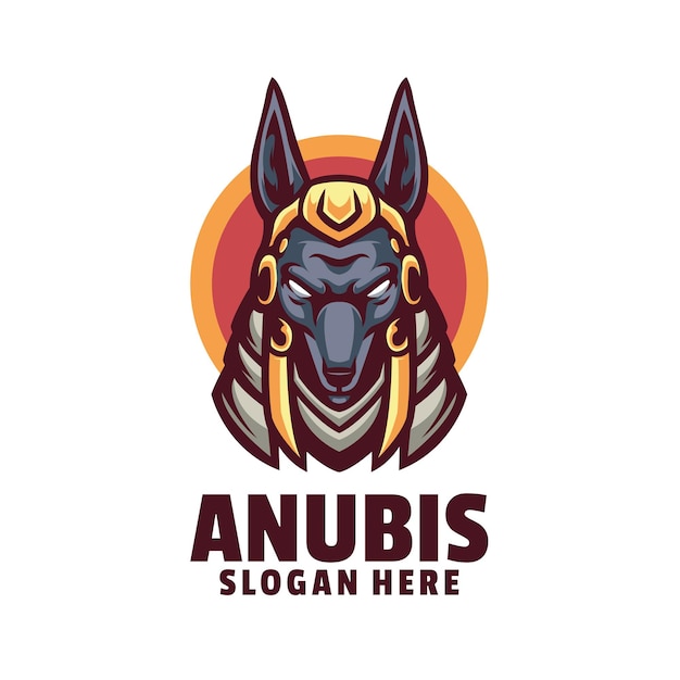 Anubis Logo ontwerpt vector