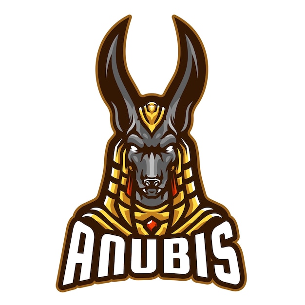 Vector anubis mascot logo