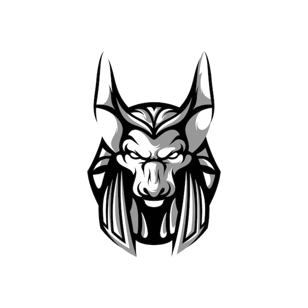 Anubis mascotte ontwerp