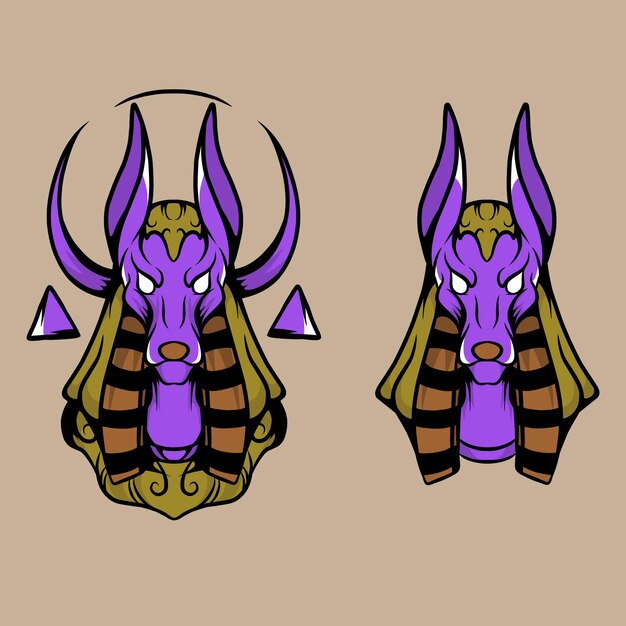 Anubis vector illustration