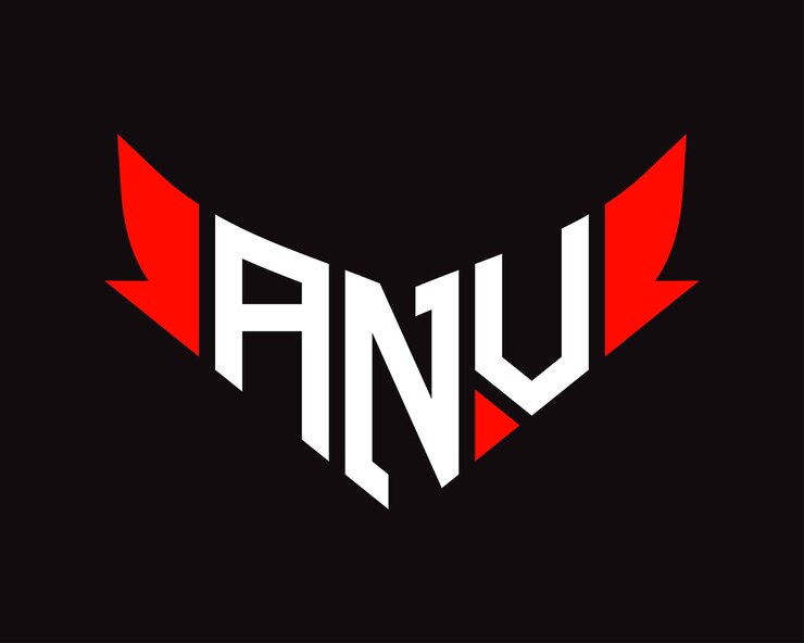 Vector anv letter logo design