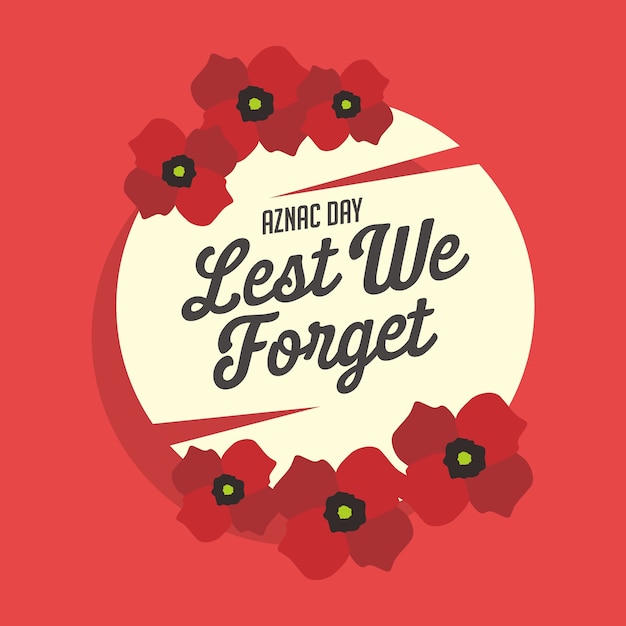 Vector anzac day illustration