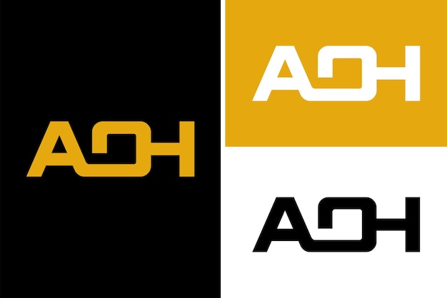 AOH brief Logo ontwerpsjabloon
