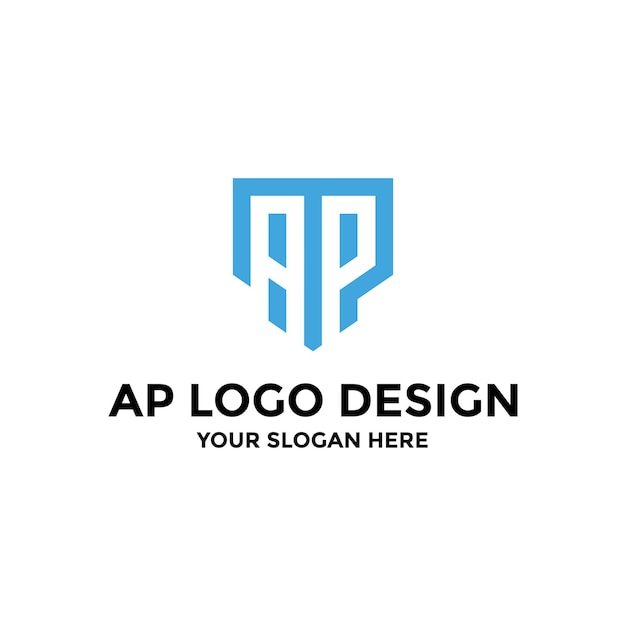 Ap brief logo ontwerpsjabloon