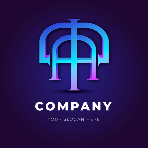 Vector ap monogram logo sjabloon