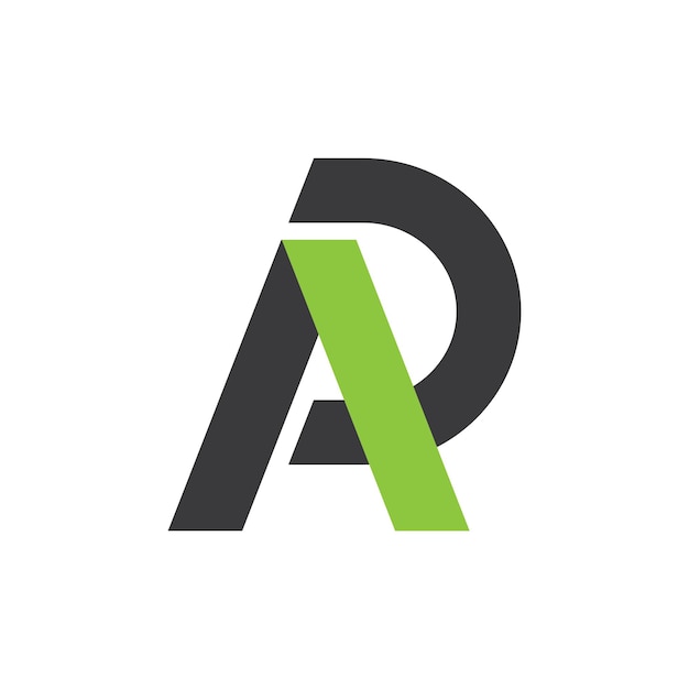 AP 또는 PA 문자 아이콘 벡터 컨셉 디자인 서식 파일