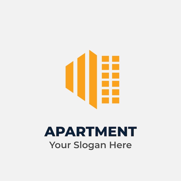 Apartment Company Vector Logo Template