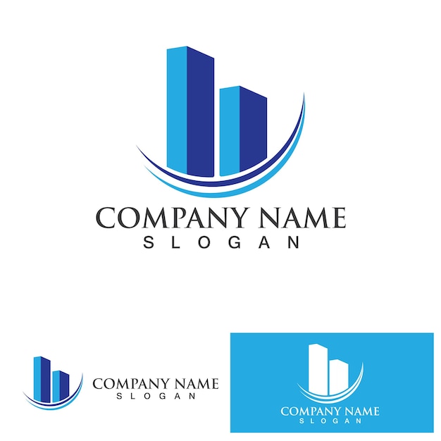 Apartment Property and Construction Logo design