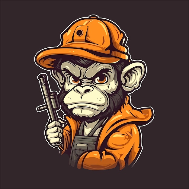 Ape Logo Vector