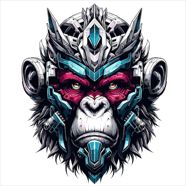 APES WARRIOR VECTOR ART