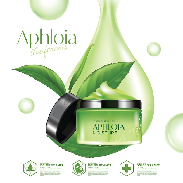 Aphloia Theiformis Malagasy tea Natural Skin Care Cosmetic