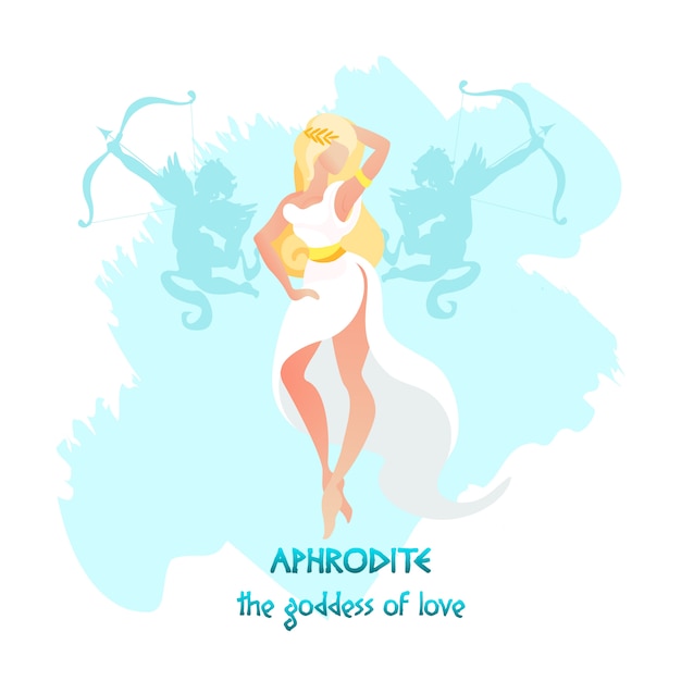 사랑과 아름다움의 아프로디테 또는 금성 여신